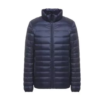 VGSAPRLEY Пуховик Ультралегкий пуховик Легкий пуховик Ветрозащитный Защита от холода Теплая верхняя одежда Для поездок на работу Альпинизма На открытом воздухе Весна Осень Зима синий