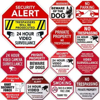 Вход воспрещен. Восьмиугольные металлические жестяные знаки, предупреждающие светоотражающие знаки, не подверженные ржавчине, алюминиевые, с защитой от ультрафиолета и водонепроницаемые, 12 x 12 дюймов 30x30cm