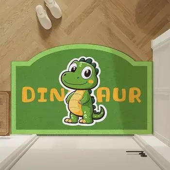 Входная дверь мультяшный шелковый коврик для пола входная дверь грязезащитный коврик для улицы пылеотталкивающий ковер можно сделать на заказ 40 * 60cm Silk Ring