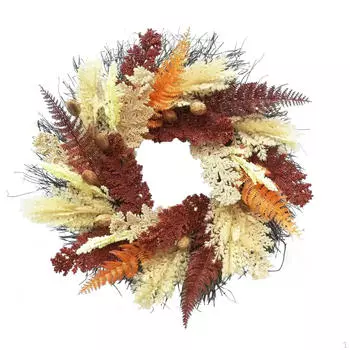 Входная дверь Осенний венок Искусственный Офис 50 см Украшение Хэллоуин для Сада Свадьба Стена