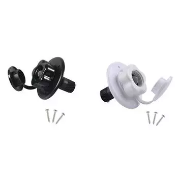 Входной клапан Water City для впускного клапана для автофургона, впускной клапан для автофургона, портативный впускной клапан для автофургона, черный белый