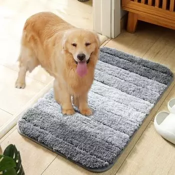 Входной коврик для ног, впитывающий воду, для ванной комнаты, ванной комнаты, спальни, ванной комнаты, противоскользящий коврик для ног 40*60cm темно-фиолетового