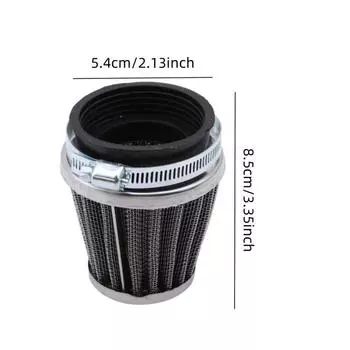 Входной воздушный фильтр для мотоцикла 35-60 мм очиститель двигателя черный холодный сапун товары для дома 54 mm чёрный