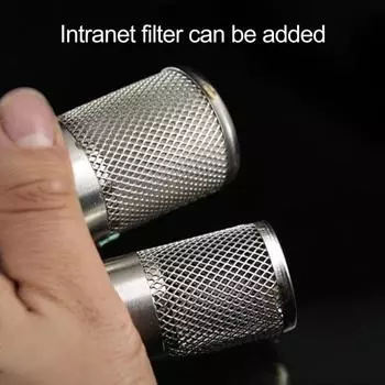 Входной всасывающий фильтр Садовый шланг из нержавеющей стали Входной фильтр Сетка Легко устанавливаемый впускной шланг 30mm