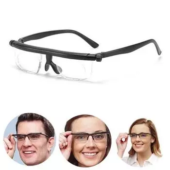 Vi Регулируемые очки для чтения с защитным футляром Vi-Shift, полукруглые противотуманные легкие и легкоочищаемые носоупоры для мужчин, регулируемые очки для близи A