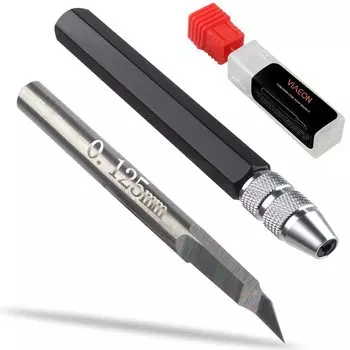 VIAEON Line Chisel Holder Set Gunpla Plastic Model Line Carving Tool Design Knife Craft Knife Art Cutter Craft Cutter Design Cutter 0,125 мм чёрный