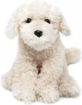 VIAHART Лабрадудель Лука Плюшевый Приблизительно Нежный Друг Собаки, Который Тихо Собака Тело Идеальный Подарочный Игрушка, Белый, 30 см, Обнимашки, Пушистый, Подушка, [Товар]