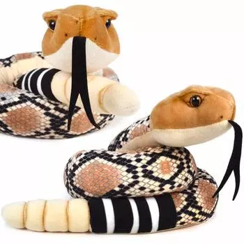 VIAHART [Tiger Tale Toys] Мягкая игрушка-змея Rattlesnake, реалистичная, 54 дюйма (137см) Pet Large Long Viper [Подлинный японский продукт]