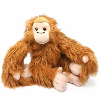 VIAHART Tiger Tale Toys Realistic Orangutan Monkey Plush 19 inches Large Chimpanzee Japanese Toy, (48cm), Pet, [Official Product]