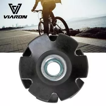 VIARON 2 шт., антиокислительная антикоррозийная легкая гарнитура, верхняя стальная звездчатая гайка MTB для велосипеда чёрный