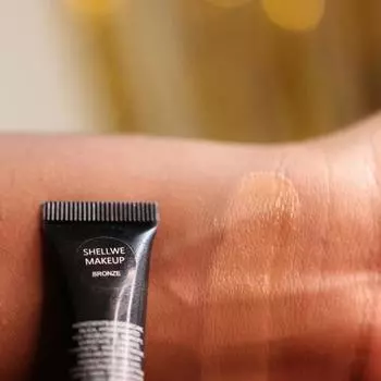Vibe Primer Dphakoh Coverage Eyeshadow Base Makeup Glue Rouge Pigment Glitter Concealer Full Waterproof Contour, Bronze