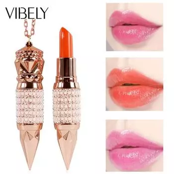 VIBELY Каротин-изменяющий бальзам для губ Увлажняющий красный вишневый цвет Помада-трансформер Губная помада Губная помада Ароматическая помада Губная помада 01