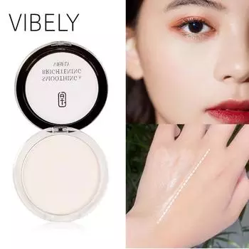 VIBELY Setting Powder — это высокопигментированная, маскирующая и осветляющая пудра, которая долго держится, устойчива к поту и не смывает макияж.