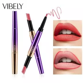 VIBELY Small Golden Tube Pole Tube Curl Тушь для ресниц без обморока Длинная цветная основа для туши 01