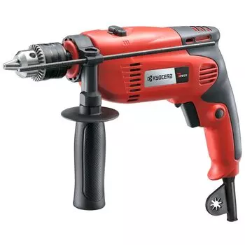 Вибрационная дрель Kyocera Old Ryobi 645950A с двигателем мощностью 650 Вт для легкого сверления Диаметр сверления 25 мм Патрон для сверления металлических и деревянных изделий PD-196VR