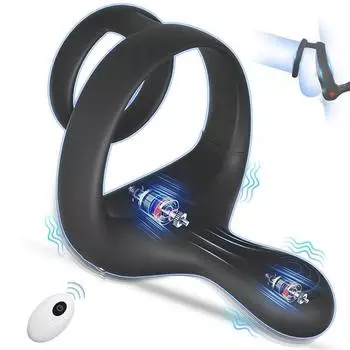 Вибрационное кольцо для пениса с управлением через приложение, мужской массажер для задержки эякуляции, мошоночный шарик, вибратор для яичек, секс-игрушки для мужчин, игрушки для пар