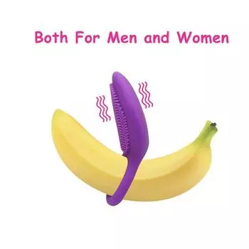 Вибрационное кольцо для пениса, стимулятор клитора, точка G, мужской вибратор, кольцо для задержки эякуляции, секс-игрушки для пары, вибратор с рукавом
