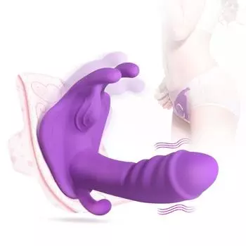 Вибрационные трусики, носимые бабочки, фаллоимитаторы, вибраторы, женский мастурбатор, 10 скоростей, секс-игрушки для взрослых