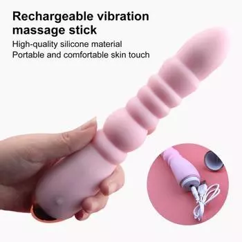 Вибрационный массажер для взрослых, игрушка для удовольствия, клитор, удобный универсальный массажный стимулятор, мастурбатор, палочка для женщин