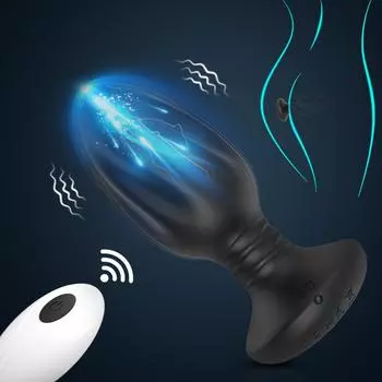 Вибрационный массажер простаты, Анальная пробка, анальный вибратор, беспроводной пульт дистанционного управления, секс-игрушки для женщин, анальный фаллоимитатор, стимуляция простаты, задница AP50