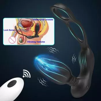 Вибрационный массажер простаты, Анальная пробка, анальный вибратор, беспроводной пульт дистанционного управления, секс-игрушки для женщин, анальный фаллоимитатор, стимуляция простаты, задница AP50