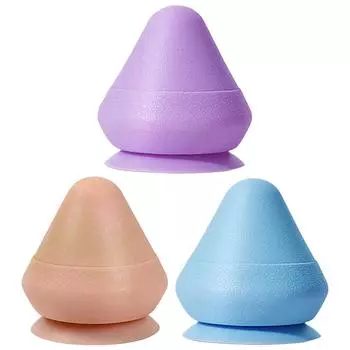 Вибрационный массажный мяч для упражнений с присоской Массажный мяч Монтажный массажный мяч фиолетовый