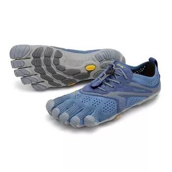 Vibram FiveFingers 20W7003 Обувь для и EU37 Женская V-Run Синий/Синий Бег, Ходьба, Тренировки, Упражнения, (22.5cm) [Использовал]