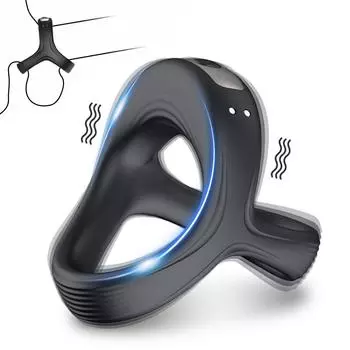 Вибратор Cockring Penis Ring для мужчин Задержка эякуляции Секс-игрушка Кольца для пар Игрушки Penisring