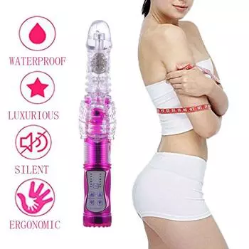 Вибратор-дилдо для точки G, водонепроницаемый массажер-кролик, игрушка для взрослых женщин