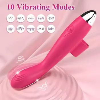 Вибратор Дилдо Волшебная палочка для женщин 10 режимов Стимулятор клитора Точка G Вагинальный массажер Взрослые секс-игрушки для женщины