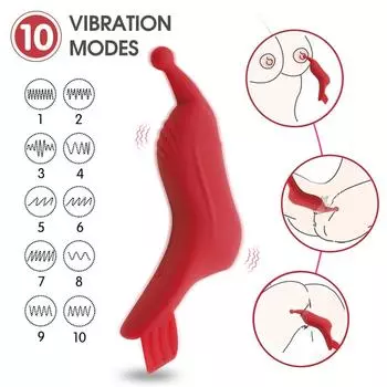 Вибратор для пальцев, набор точек вибрации, массажный AV-устройство для мастурбации, взрослые секс-игрушки для женщин