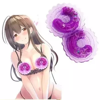 Вибратор для сосков Невидимые зажимы для сосков Взрослые секс-игрушки SM Наклейки на соски Вибратор для увеличения груди Электрический массажер для сосков