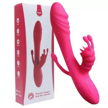 Вибратор для точки G Eros Heating и массажер для лизания Love Bean 2nd generation trident tongue vibrator