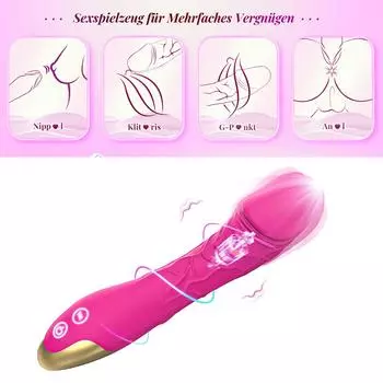 Вибратор для точки G Водонепроницаемый вибратор-палочка-массажер Перезаряжаемые ручные беспроводные секс-игрушки Вибратор для ее удовольствия