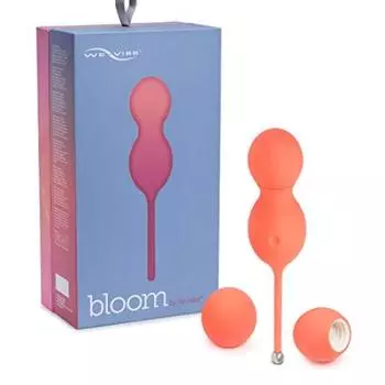 Вибратор для вагинального тренинга Bloom Тренировка мышц тазового дна 10 режимов вибрации Управление через приложение Перезаряжаемый Водонепроницаемый Внутренний шарик для женщин We-Vibe -
