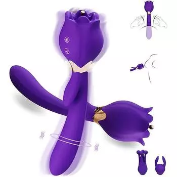 Вибратор для женщин, секс-игрушки с 2 головками, женский вибратор 3 в 1 с 3 качающимися и 10 режимами вибрации, толкающий дилдо-вибратор для стимулятора клитора и сосков
