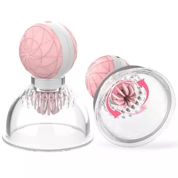 Vibrator Nipple Rotor degree rotation manual suction pump 2 types of Breast cup Nipple attack Nipple development Bust nipple play Wireless operation