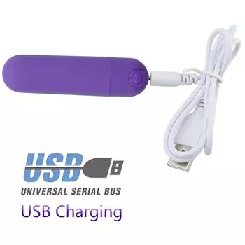 Вибратор-пуля Стимулятор клитора и точки G Вибрирующий массажер для сосков Вибрирующая палочка Оргазм Вагина Дилдо 10 скоростей для путешествий