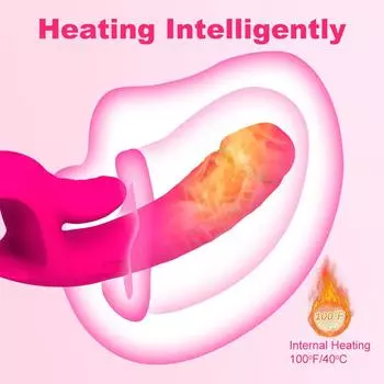Вибратор с подогревом и облизыванием с 10 скоростями - перезаряжаемая игрушка для взрослых женщин, стимулятор клитора с согревающим массажем точки G