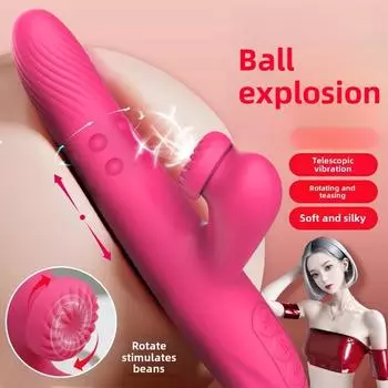 Вибратор Телескопический Вибрационный Женская Мастурбация Climax Stick Бесшумный Вибратор Мастурбатор