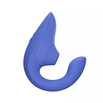 Вибратор Womanizer Blend, который обеспечивает двойное удовольствие: воздух стимулирует вибрацию точки G и всасывание во взрослую игрушку для водонепроницаемости