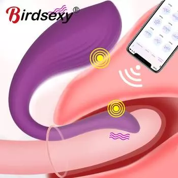 Вибраторы секс-игрушки для женщин 10 скоростей приложение Bluetooth беспроводное управление точка G вибрирующее яйцо дилдо взрослые игры секс-игрушки для женщин APP Vibrator