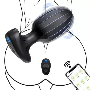 Вибрирующая анальная пробка, подходит для начинающих, 9-частотная вибрирующая анальная пробка, анальная игрушка, секс-игрушки для взрослых, универсальная секс-игрушка для мужчин и женщин