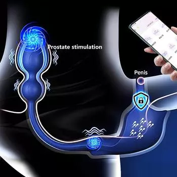 Вибрирующее кольцо для члена Анальная пробка Кольцо для пениса Вибратор простаты Секс-игрушки для мужчин Режим массажа яичек Анальная пробка Кольцо для пениса Мужской мастурбатор