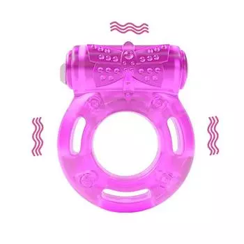 Вибрирующее кольцо для пениса «бабочка», силиконовое кольцо для пениса, вибратор, мужской удлинитель пениса, стимуляция клитора, пары, взрослые секс-игрушки для мужчин