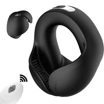 Вибрирующее кольцо для пениса Cockring секс-игрушка для мужчин, пара, задержка эякуляции, пояс целомудрия, яички, массажер, вибратор для пениса without remote controll