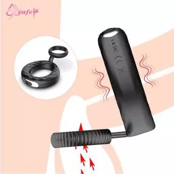 Вибрирующее кольцо для пениса, силиконовое кольцо для пениса, кольцо для задержки эякуляции, кольцо для блокировки эрекции, долговечные секс-игрушки