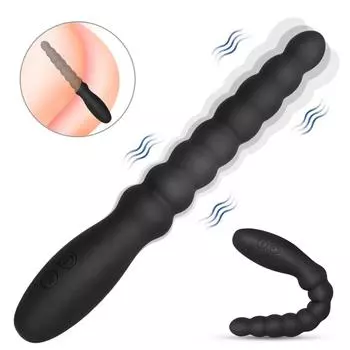 Вибрирующие анальные шарики, анальные пробки для мужчин и женщин, пары с эротическими товарами для взрослых, водонепроницаемый стимулятор точки G, массажер простаты для мужчин, секс-игрушка