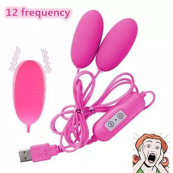 Вибрирующие яйца с двойным прыжком, 12 частот, многоскоростной вибратор для точки G, пуля, яйца для любви, вибратор, секс-игрушки для женщин, товары для взрослых Single Egg