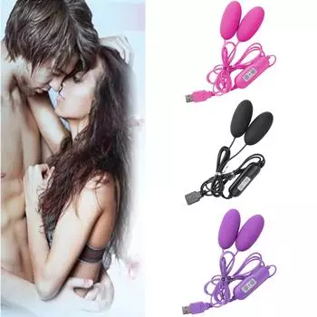 Вибрирующие яйца с двойным прыжком, 12 частот, многоскоростной вибратор для точки G, пуля, яйца для любви, вибратор, секс-игрушки для женщин, товары для взрослых Double Egg